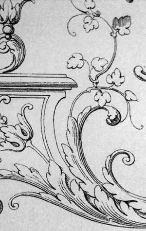 Акантовые листья в орнаменте эпохи Возрождения