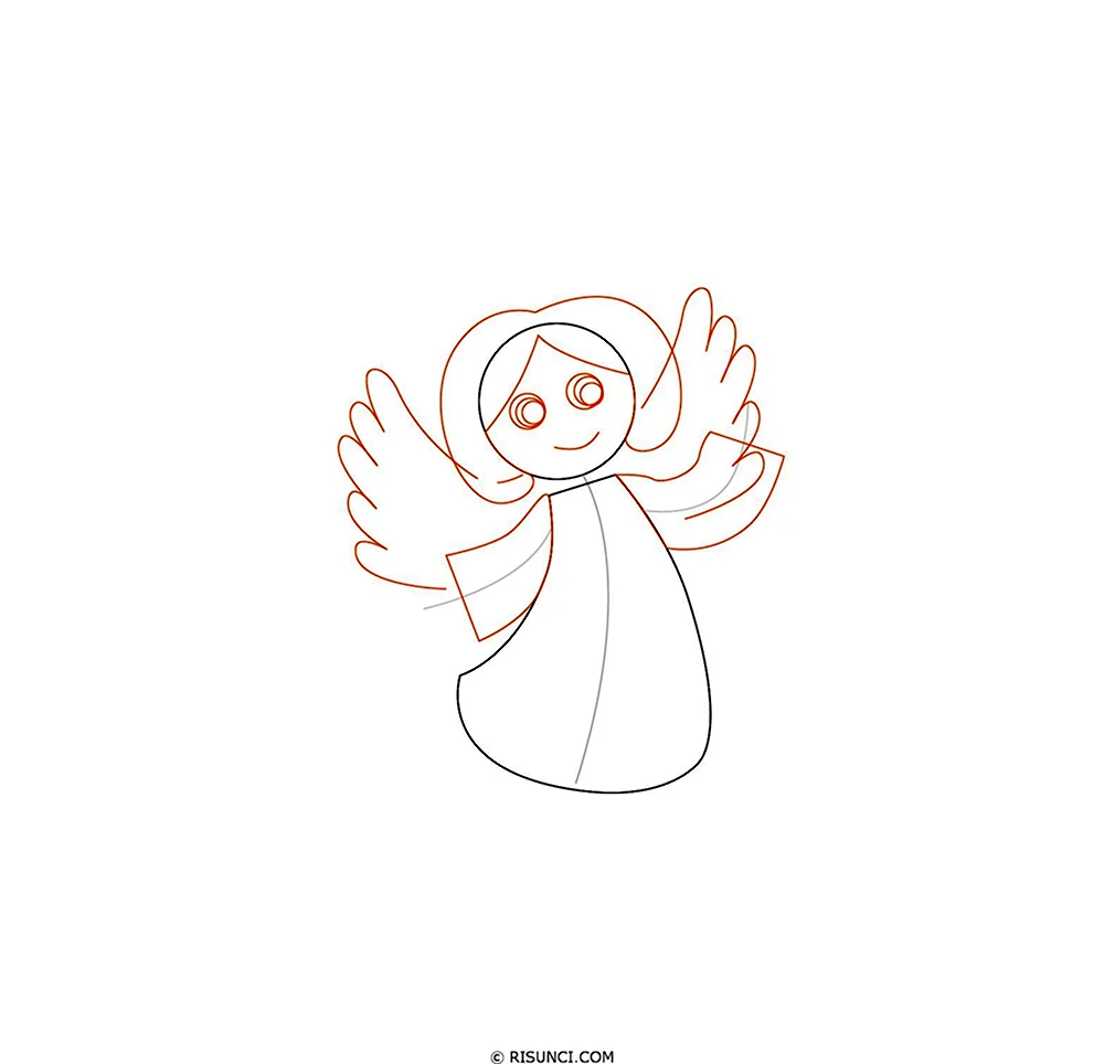 Ангел рисунок