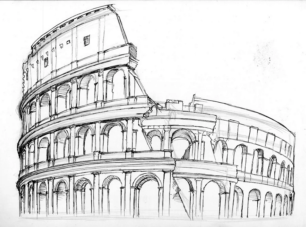 Архитектура древнего Рима скетч Колизей