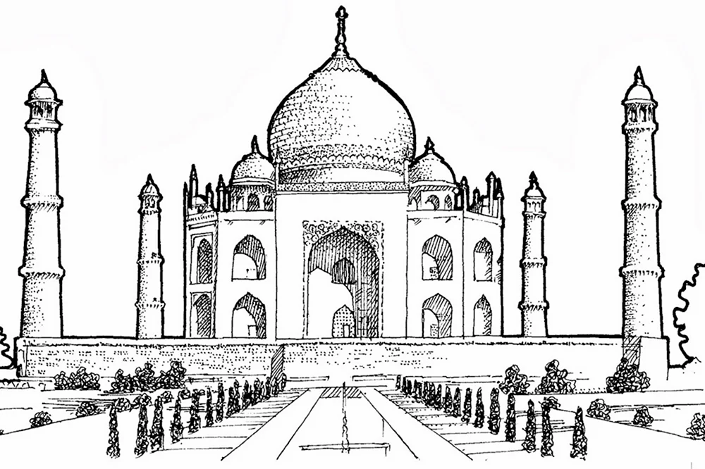 Архитектура древней Индии Тадж Махал