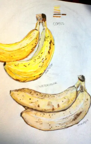Банан маркерами