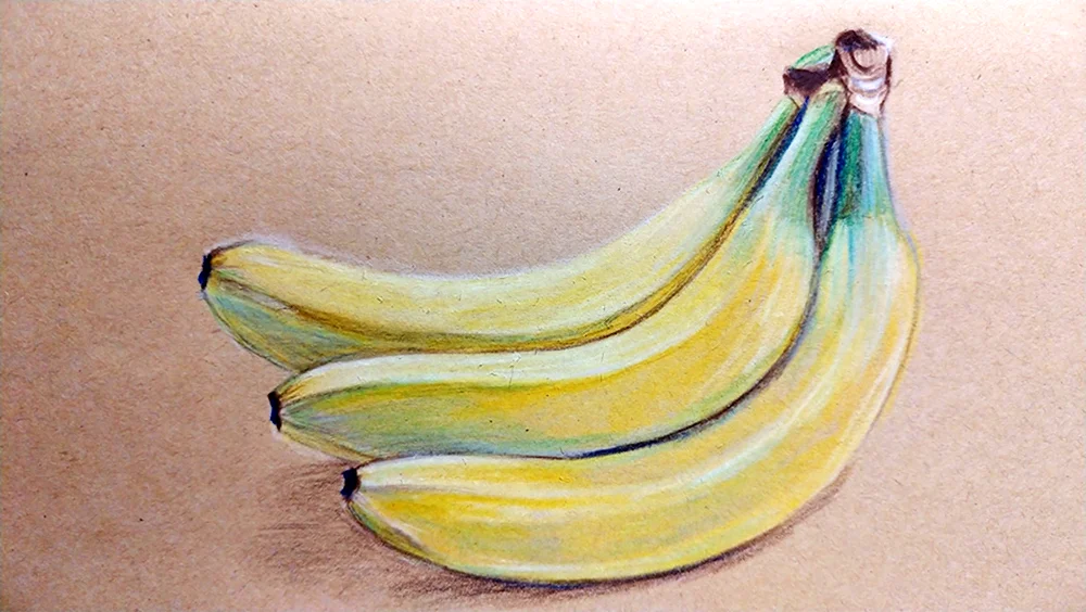 Банан пастелью