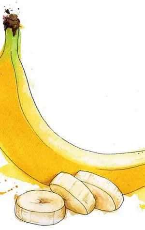 Банан рисунок