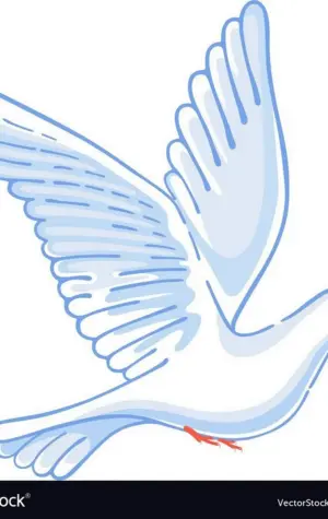 Белый голубь символ мира