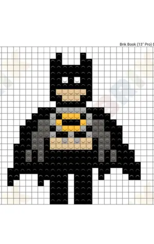 Бэтмен пиксельный арт