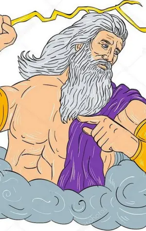 Бог Зевс рисунок