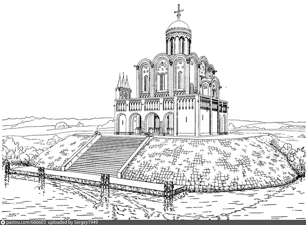 Боголюбово замок Андрея Боголюбского реконструкция