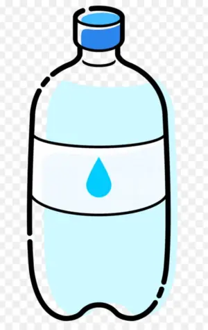 Бутылка воды мультяшная