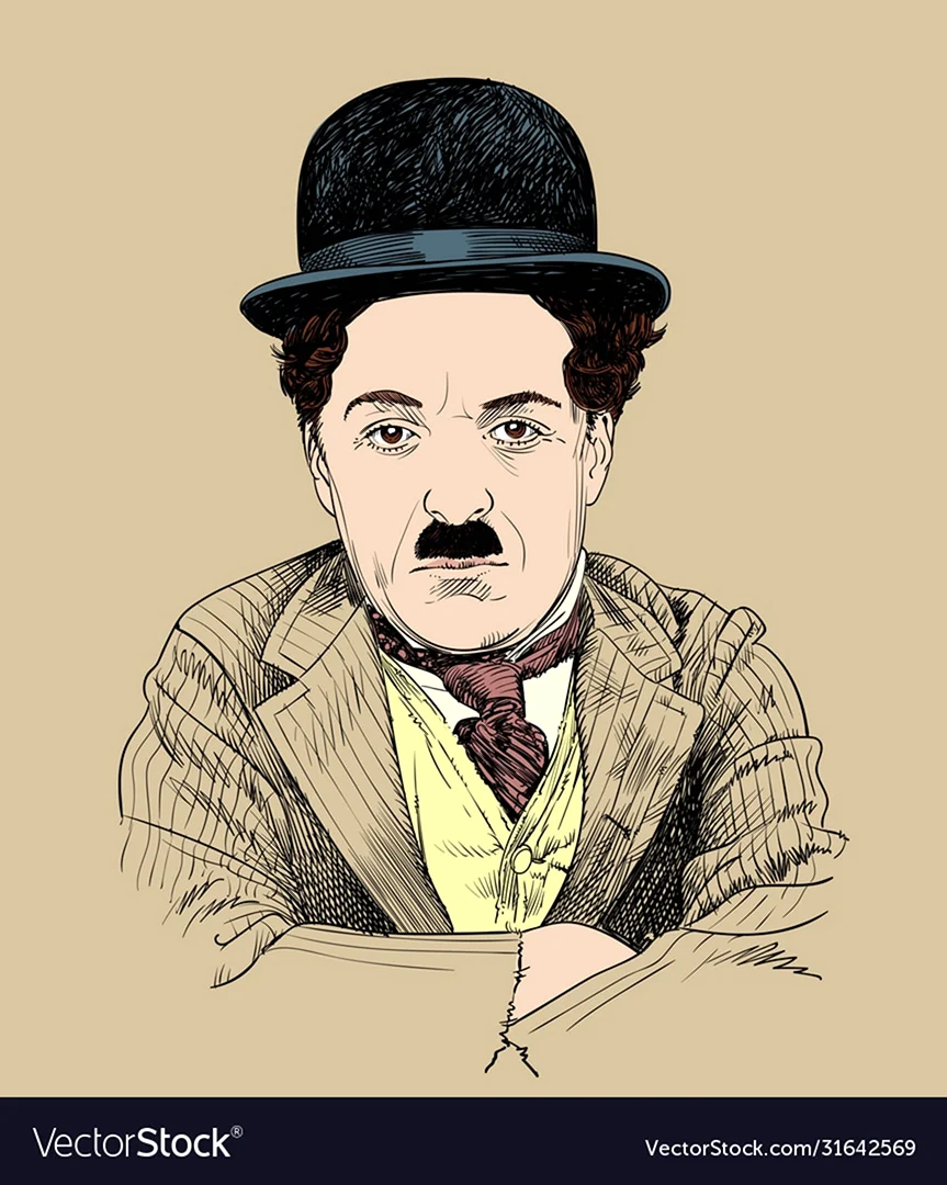 Чарли Чаплин портрет
