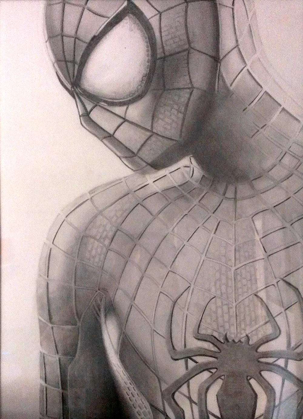 Человек паук рисовать