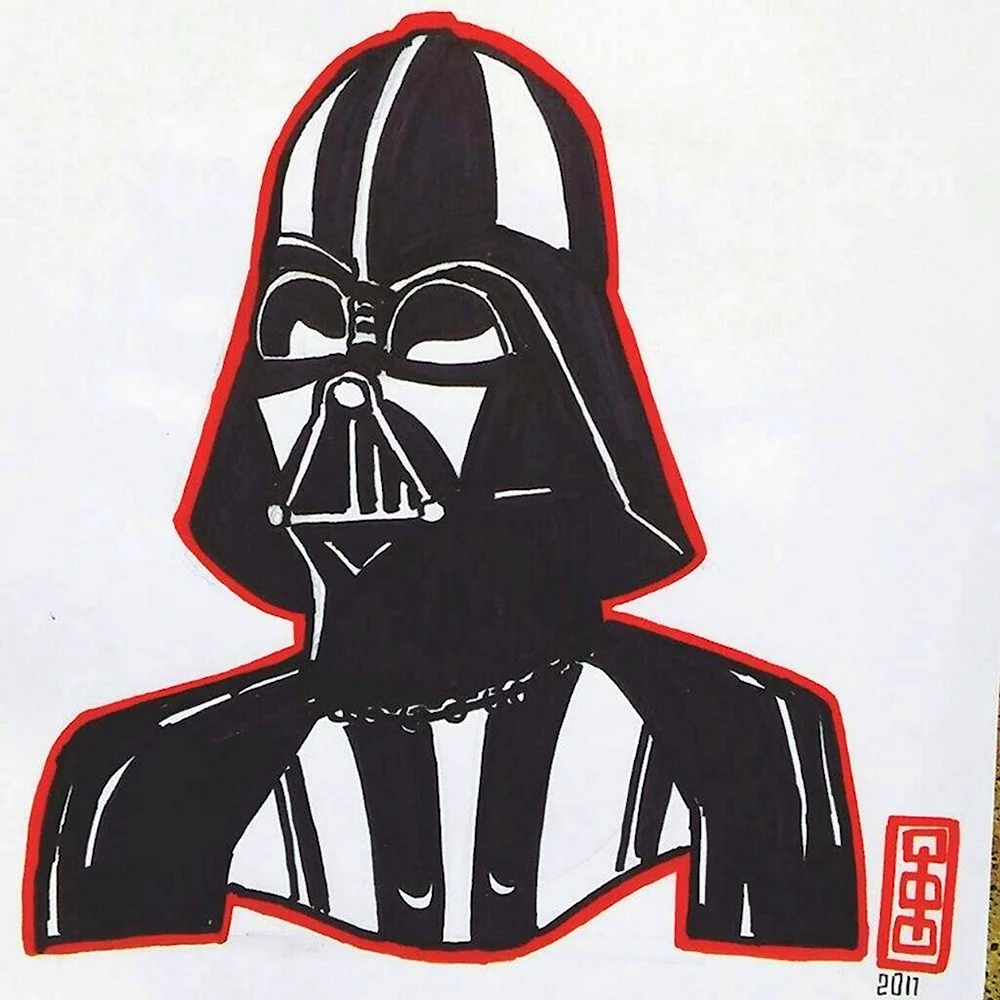 Darth Vader рисунок