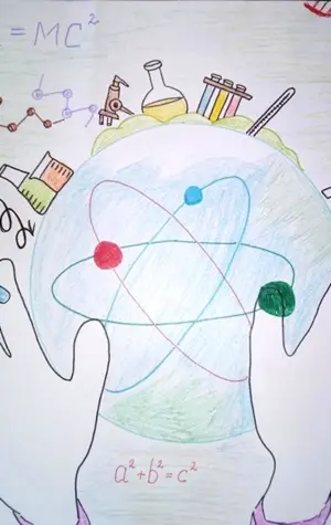 День науки рисунки детей