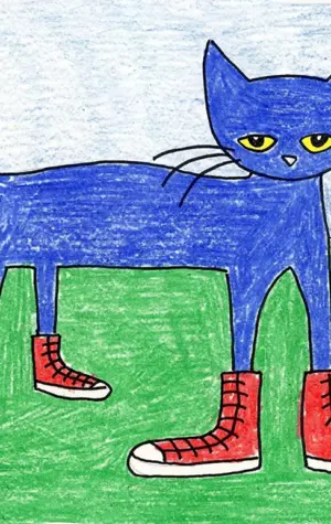 Детские рисунки котов