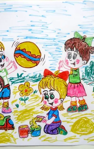 Детские рисунки лето