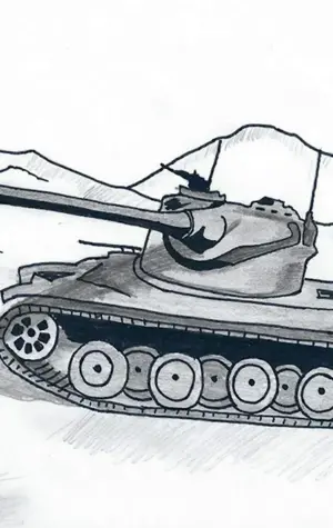 Детские рисунки танков