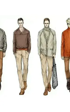 Дизайнерские эскизы мужской одежды