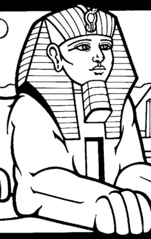 Египтянин раскраска