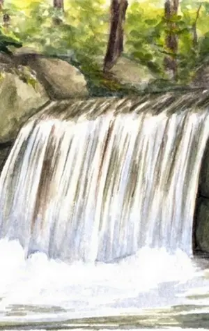 Евгений Баратынский водопад рисунок
