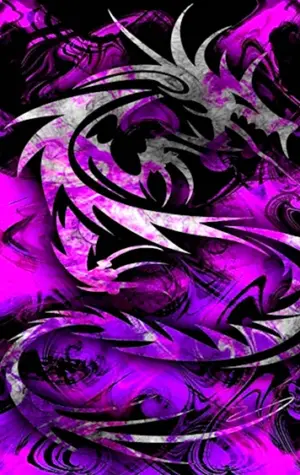 Фиолетово черный