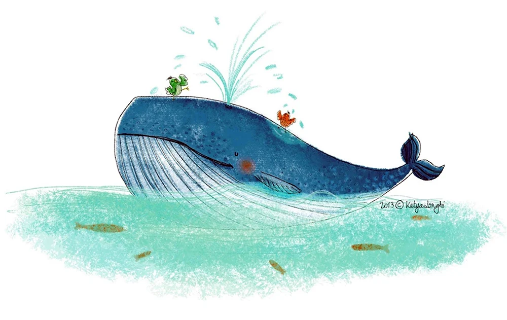 Фонтан кита для детей
