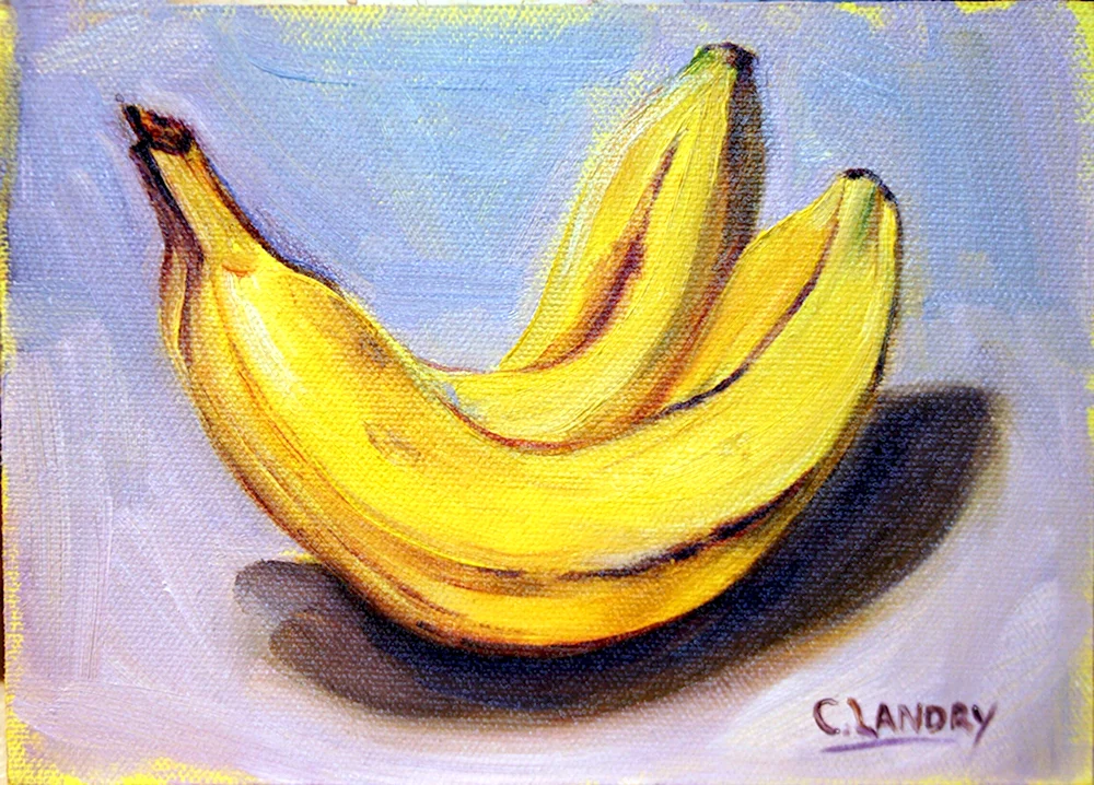 Фрукты натюрморт банан