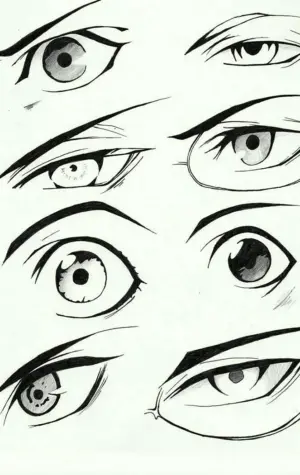 Глаза Санпаку аниме