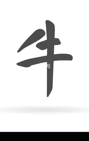 Год быка иероглиф китайский