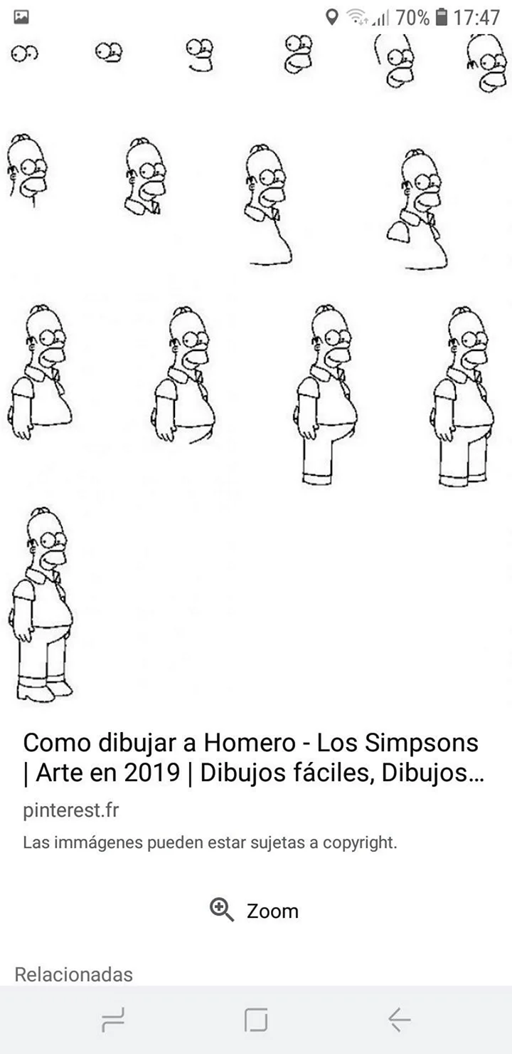 Гомер симпсон рисунок карандашом поэтапно
