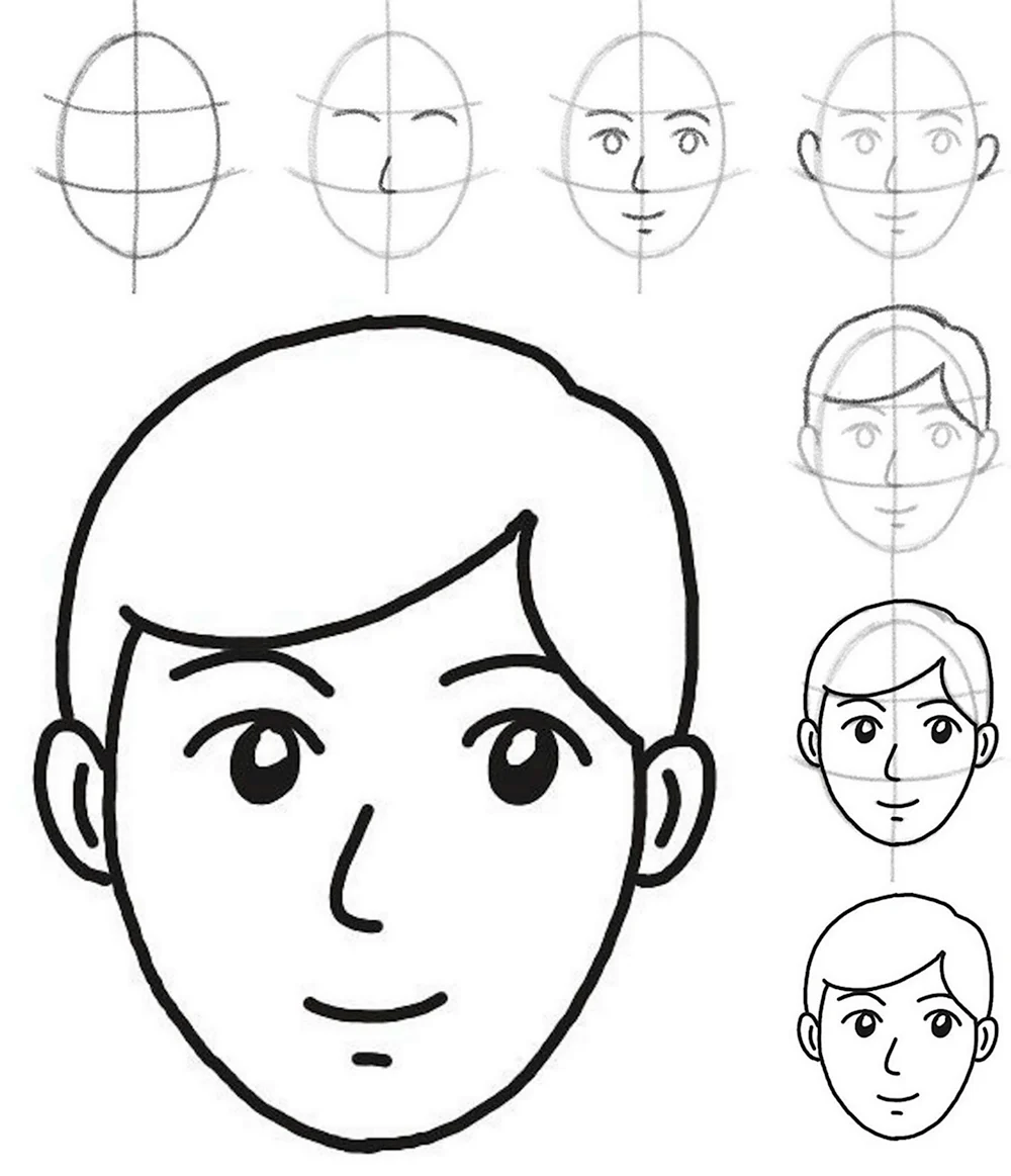 How to draw a face from a Square