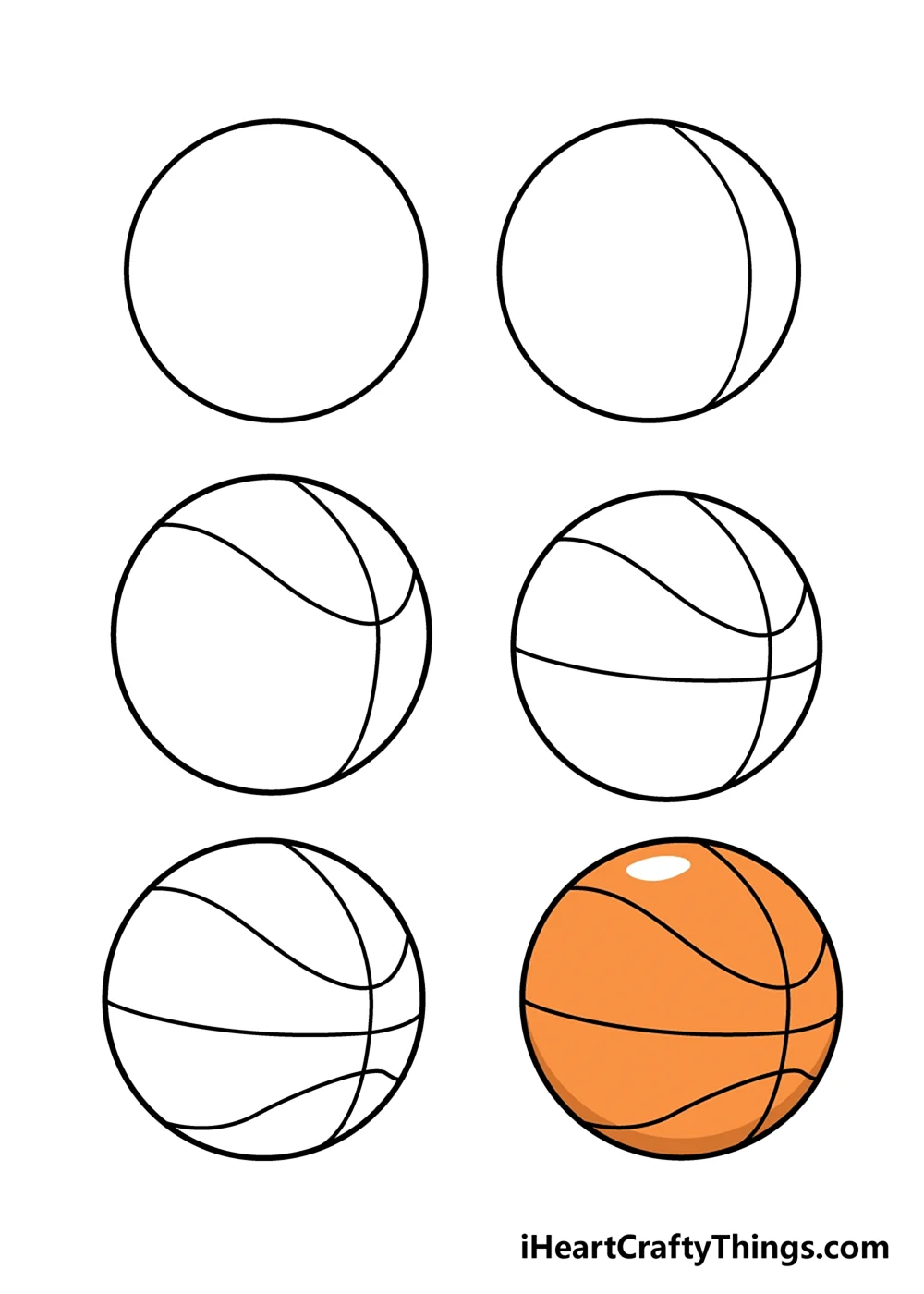 How to draw Basketball