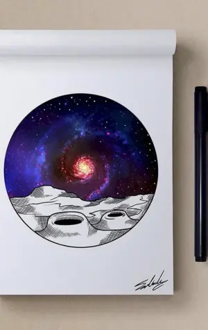 Идеи для рисования космос