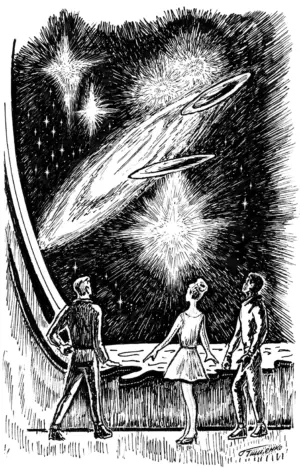 Иллюстрации к туманности Андромеды Ефремова