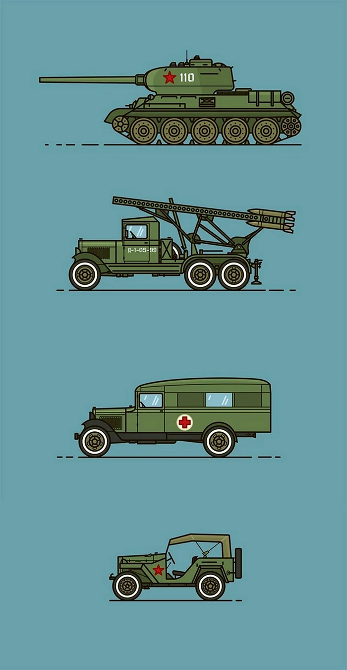 Иллюстрации военной техники