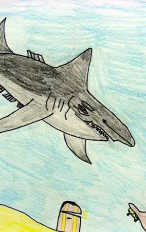 Иллюстрация к рассказу акула