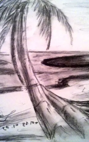 Иллюстрация к три пальмы Лермонтова