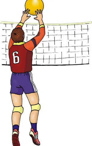 Иллюстрация на тему волейбол