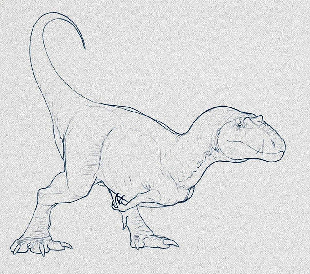 Как нарисовать динозавра Эхо