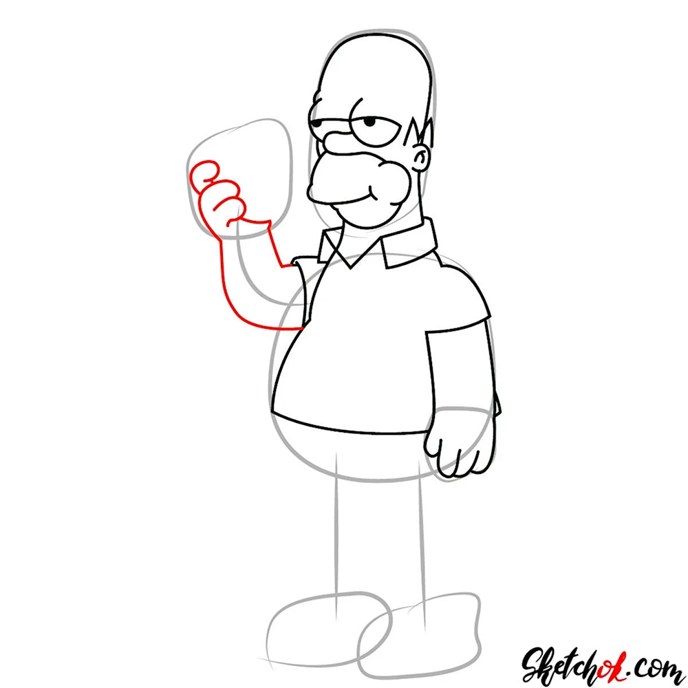 Как нарисовать Гомера