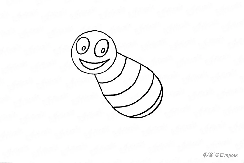 Как нарисовать мордочку пчелы из МАЙНКРАФТА карандашом