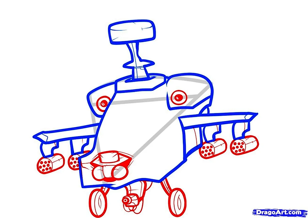 Как нарисовать вертолет для детей