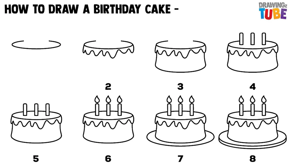 Как сделать рисунок на день рождения