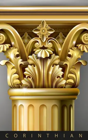 Капителей золото и колонны