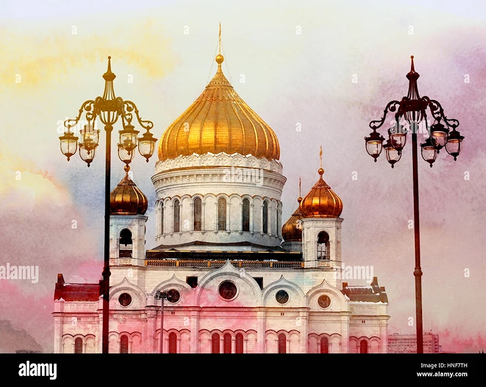 Храм Христа Спасителя в Москве узоры
