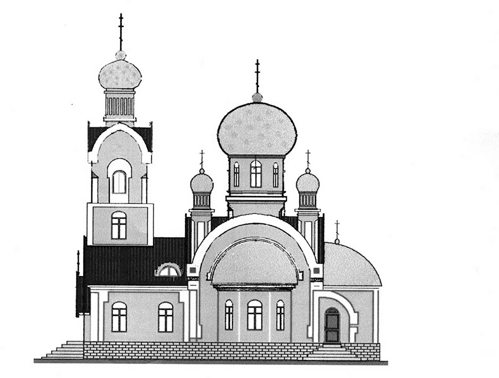 Храм схематично