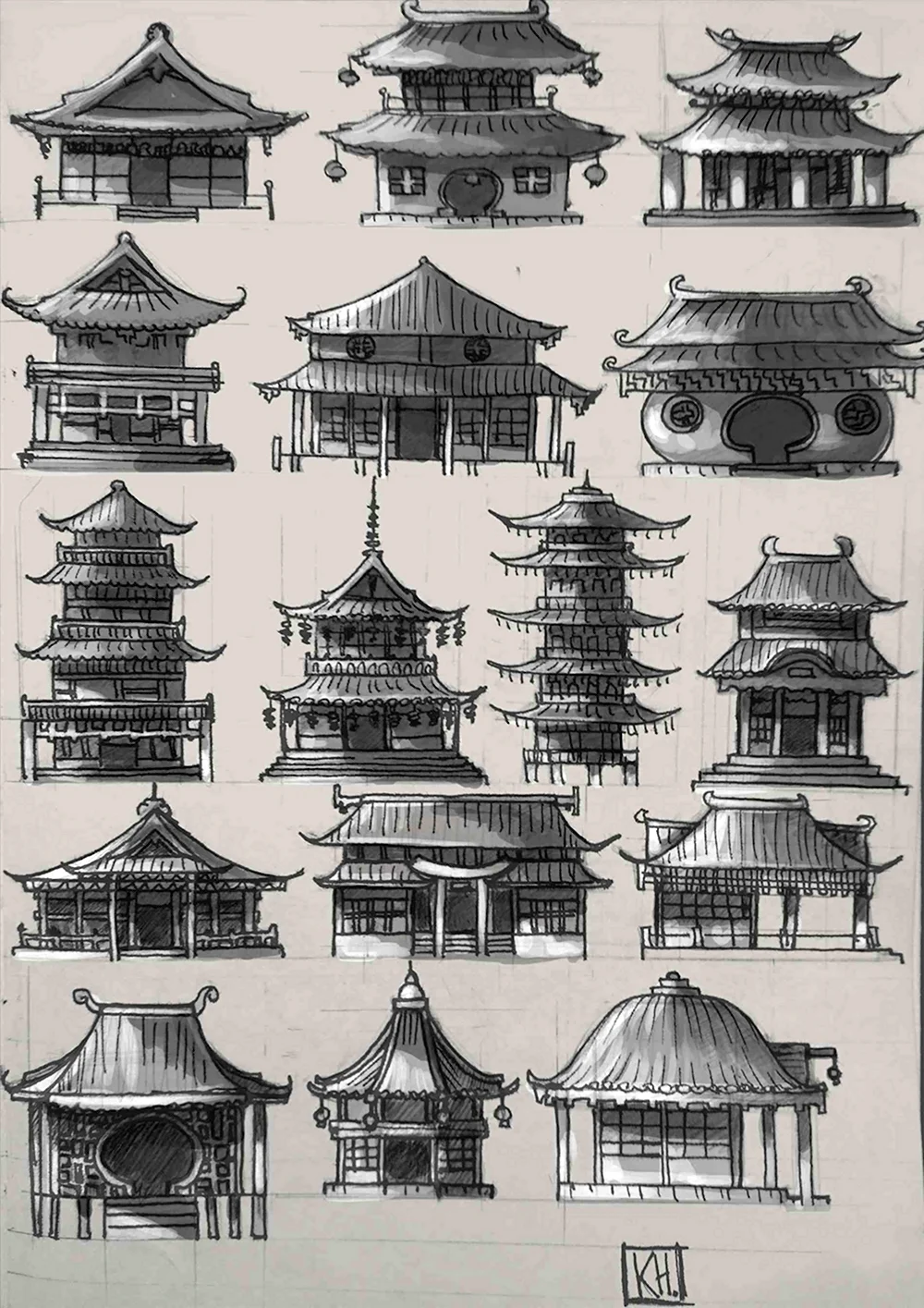 Китайская архитектура референс