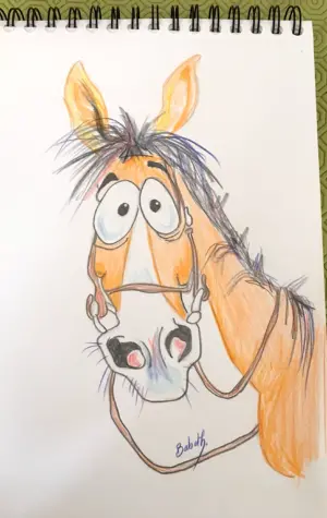 Классный рисунок про лошадь