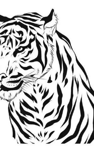 Колоринг тигр
