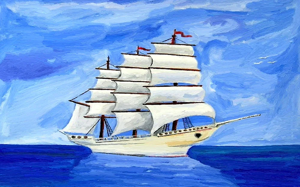 Корабль рисунок