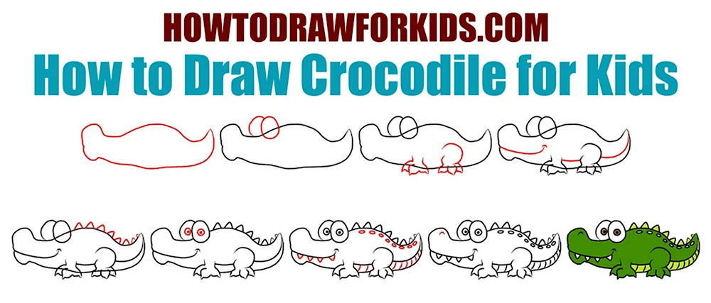 Крокодил нарисованный на брелке
