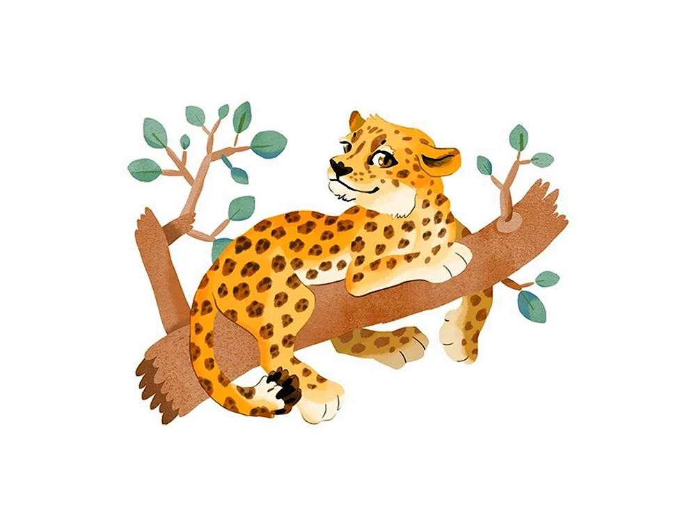 Леопард для детей